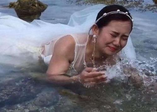 青岛新娘吃瓜,甜蜜婚礼惊喜连连